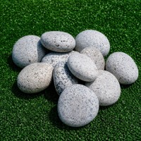 Salt & Pepper color Pebbles Stone